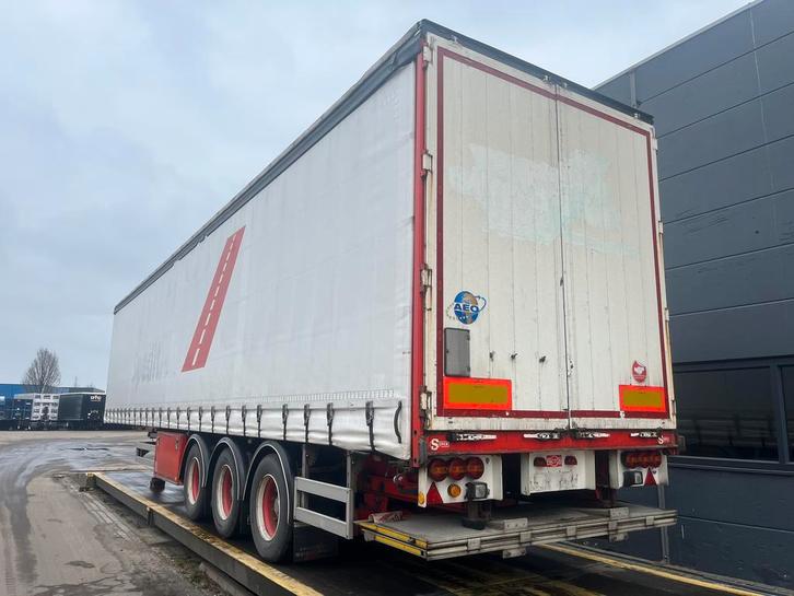 Pacton schuifzeil oplegger | Hefdak | Laadklp | Stalen vloer, Auto's, Vrachtwagens, Aanhangers en Opleggers