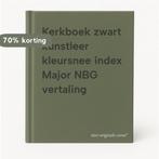Kerkboek zwart kunstleer kleursnee index Major NBG vertaling, Verzenden, Gelezen