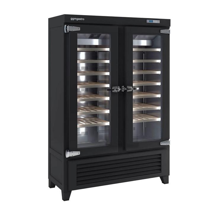 GGM Gastro | Wijnkoelkast - Echt hout - 1 klimaatzone - 640, Witgoed en Apparatuur, Koelkasten en IJskasten, Minder dan 75 liter
