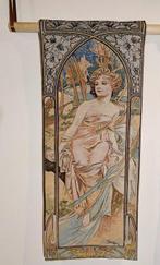 Arazzo Alfons Mucha  DE OCHTEND - Art Nouveau - Textiel -, Antiek en Kunst