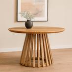Salontafel Mangohout Rond Zara Large, Huis en Inrichting, Tafels | Salontafels, Verzenden, Rond, Nieuw, Industriële meubels