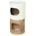 TRUUSK Krabton 80 Cm Hoog Ø 40 Cm Drielaagse Kattenton Met P, Dieren en Toebehoren, Katten-accessoires, Verzenden, Nieuw