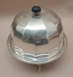 Mappin & Webb - Serveerschaal - Verzilverd, Antiek en Kunst