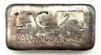 250 gram - Zilver .999 - Old silver bar from LAC (Zonder, Postzegels en Munten, Edelmetalen en Baren