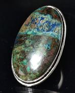 Prachtige zeer zeldzame Van Gogh Jaspis 925 zilveren ring,