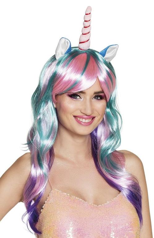 Unicorn Pruik, Hobby en Vrije tijd, Feestartikelen, Nieuw, Verzenden