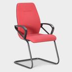 Frontseat vergaderstoel, rood, slede frame, Huis en Inrichting, Stoelen, Ophalen of Verzenden, Nieuw