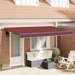 vidaXL Inklapbaar Zonnescherm Bordeauxrood 350 x 200 cm, Tuin en Terras, Zonneschermen, Verzenden, Nieuw