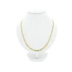 Gouden Figaro schakelketting, Sieraden, Tassen en Uiterlijk, Kettingen, Ophalen of Verzenden, Gebruikt, Overige kleuren, Goud