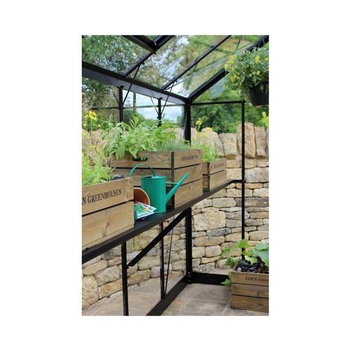 Halls kweektafel Birdlip 48, geïntegreerd - zwart, Tuin en Terras, Kweekspullen, Nieuw, Verzenden