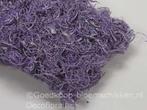 Curly mos  +/- 250 gram. Violet Pearl Finish Curly mos, Hobby en Vrije tijd, Knutselen, Ophalen of Verzenden, Nieuw
