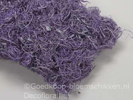 Curly mos  +/- 250 gram. Violet Pearl Finish Curly mos, Hobby en Vrije tijd, Knutselen, Nieuw, Ophalen of Verzenden