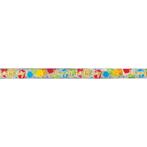 Happy Birthday Banner Glitter 3,65m, Verzenden, Nieuw