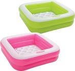 Intex Babybadje 85x85x23 cm Assorti + Reparatiesetje, Caravans en Kamperen, Ophalen of Verzenden, Nieuw