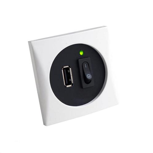 Batsystem USB inbouw stopcontact 12 of 24 Volt-Zwart, Watersport en Boten, Navigatiemiddelen en Scheepselektronica, Nieuw, Ophalen of Verzenden