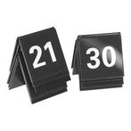 Tafelnummer set zwart - 21 tot 30, Verzenden, Nieuw in verpakking