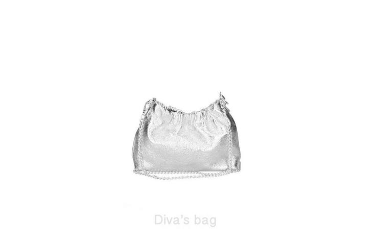 100% leren kleine leren tasje - met magneet knop - ketting, Sieraden, Tassen en Uiterlijk, Tassen | Schoudertassen