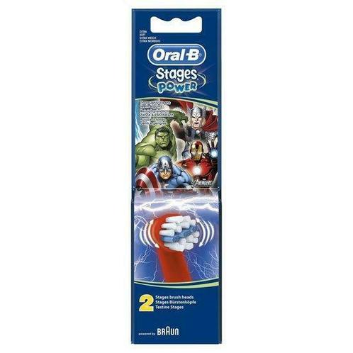 Oral-B Opzetborstel Stages Power Kids Advengers (2st.), Huis en Inrichting, Schoonmaakartikelen, Verzenden