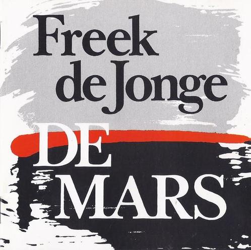 cd - Freek de Jonge - De Mars, Cd's en Dvd's, Cd's | Overige Cd's, Zo goed als nieuw, Verzenden
