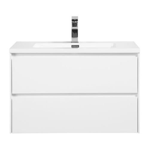 Badkamermeubel Nero 80cm hoogglans wit, Doe-het-zelf en Verbouw, Sanitair, Verzenden