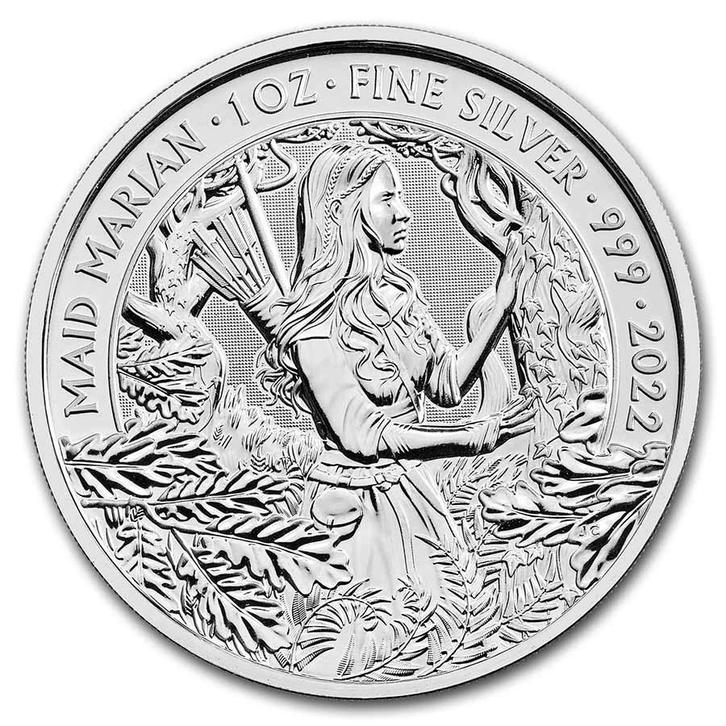 Myths and Legends - # 2. Maid Marian 1 oz 2022, Postzegels en Munten, Munten | Europa | Niet-Euromunten, Losse munt, Zilver, Verzenden