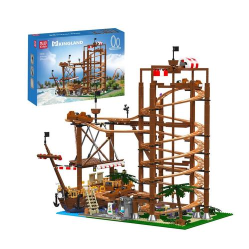 Mould King 11013 Double Helix Achtbaan, Kinderen en Baby's, Speelgoed | Bouwstenen, Nieuw, Verzenden