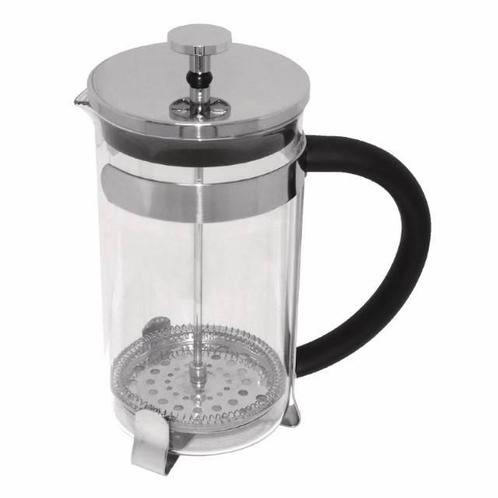 Cafetière - RVS en sterk glas - 80cl, Zakelijke goederen, Horeca | Keukenapparatuur, Nieuw in verpakking, Koffie en Espresso, Verzenden