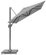 Voyager T1 zweefparasol 300x200 cm lichtgrijs met 75KG voet, Tuin en Terras, Ophalen of Verzenden, Nieuw