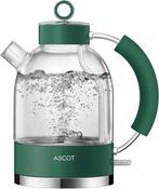 ASCOT glazen waterkoker, Ascot - elektrische waterkoker -, Witgoed en Apparatuur, Waterkokers, Nieuw, Verzenden