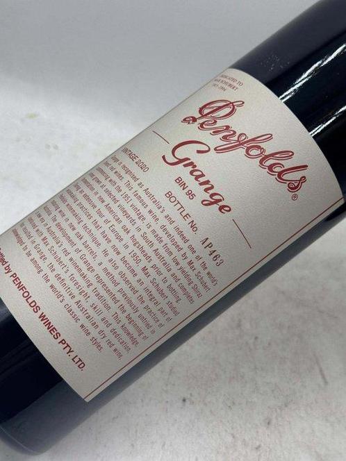 2020 Penfolds Grange Bin 95 - Zuid-Australië - 1 Fles (0,75, Verzamelen, Wijnen