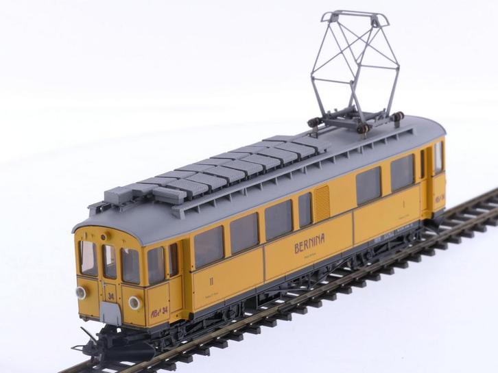 Schaal H0m Bemo 1268 164 elektrisch nostalgisch treinstel..., Hobby en Vrije tijd, Modeltreinen | H0, Gelijkstroom, Treinset, Zo goed als nieuw