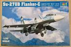 Trumpeter 02270 Sukhoi Su-27UB Flanker-C 1:32, Hobby en Vrije tijd, Modelbouw | Vliegtuigen en Helikopters, Nieuw, Verzenden