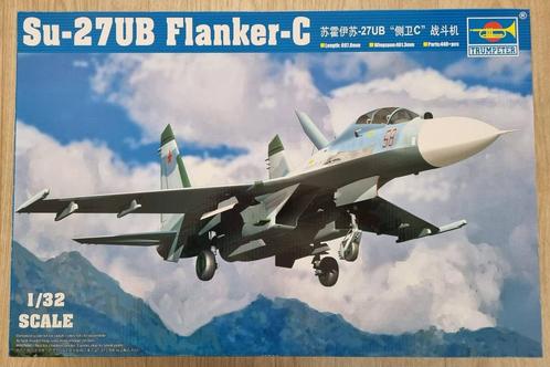 Trumpeter 02270 Sukhoi Su-27UB Flanker-C 1:32, Hobby en Vrije tijd, Modelbouw | Vliegtuigen en Helikopters, Verzenden