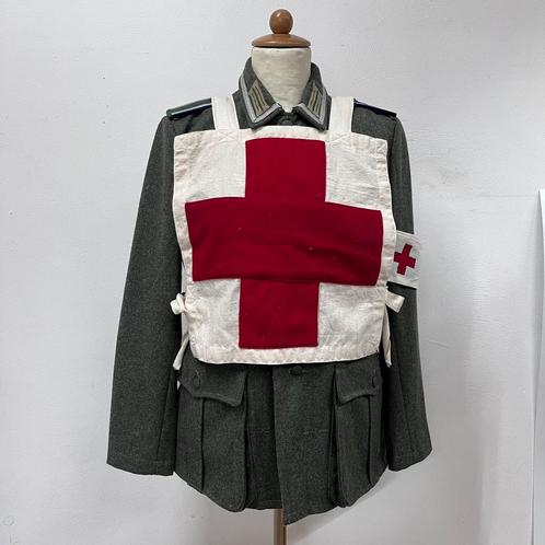 Replica van een duits WO2 Sanitäter schort, Verzamelen, Militaria | Tweede Wereldoorlog, Duitsland, Kleding of Schoenen, Ophalen of Verzenden