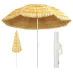 vidaXL Strandparasol Hawaï stijl 300 cm naturel, Tuin en Terras, Verzenden, Nieuw, 2 tot 3 meter, Strandparasol
