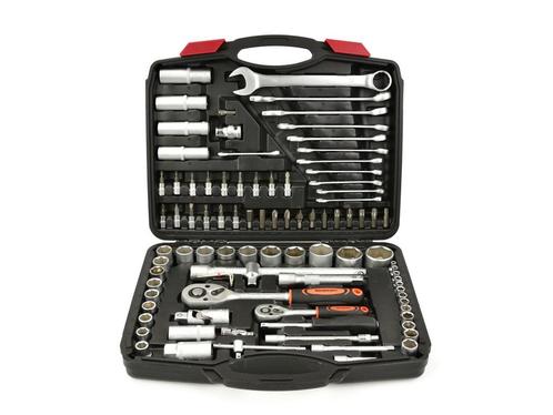 Gereedschap Set - Ratel Set - 94 Dlg - Doppenset - 1/2 En, Auto diversen, Autogereedschap, Nieuw, Ophalen of Verzenden