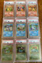 Pokémon - 9 Graded card - Charizard - Blastoise - Venusaur -, Hobby en Vrije tijd, Verzamelkaartspellen | Pokémon, Nieuw