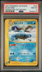 Pokémon Graded card - Vintage Expedition 076 Blastoise 1st, Hobby en Vrije tijd, Verzamelkaartspellen | Pokémon, Nieuw