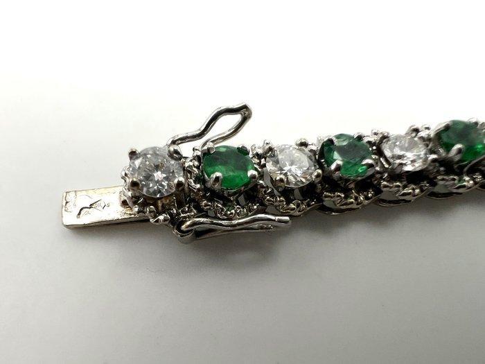 Armband - 18 karaat Witgoud - 1.40ct. tw. Diamant, Sieraden, Tassen en Uiterlijk, Armbanden