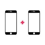 DuoPack: iPhone 6s Plus screenprotector gehard glas Edge to, Nieuw, Bescherming