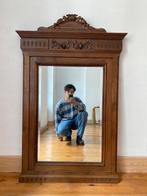 Spiegel - Hout - Hoogte 140cm, Antiek en Kunst