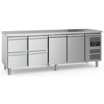 Ecofrost Koelwerkbank 553L | 2 Deuren + 4 Laden | Geforceerd, Witgoed en Apparatuur, Koelkasten en IJskasten, Ophalen of Verzenden
