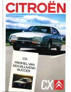 1987 CITROËN CX BROCHURE NEDERLANDS, Nieuw, Author