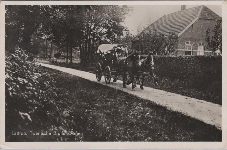 LATTROP - Twentsche Bruiloftswagen, Verzamelen, Ansichtkaarten | Nederland