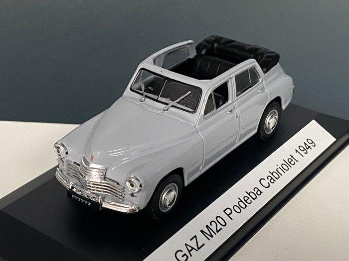 DeAgostini 1:43 - Modelauto (2) - GAZ M20 Podeba Cabriolet, Hobby en Vrije tijd, Modelauto's | 1:5 tot 1:12