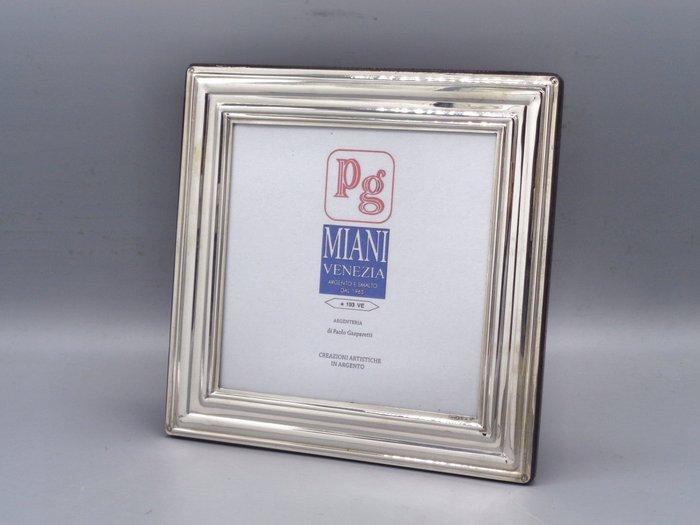 PG-Miani Argenteria - Fotolijst - .925 zilver - 13x13, Antiek en Kunst, Antiek | Goud en Zilver