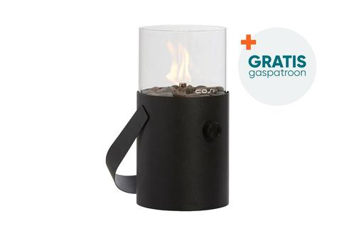 Cosiscoop black - Original - gaslantaarn met gaspatroon, Tuin en Terras, Tuinmeubel-accessoires, Nieuw, Verzenden
