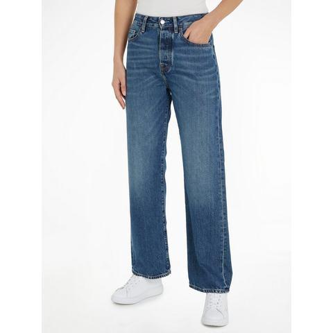 Tommy Hilfiger Straight jeans LOOSE STRAIGHT RW KLO met, Kleding | Dames, Spijkerbroeken en Jeans, Nieuw, Verzenden