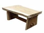 Boomstamtafel 120x70-75xH49 cm – bladdikte 8 cm, Ophalen of Verzenden, Nieuw