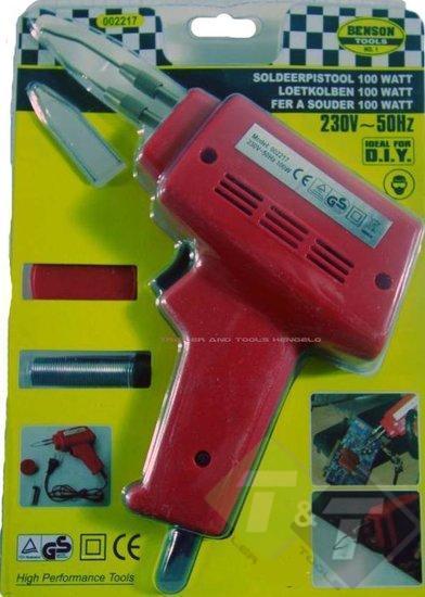 Soldeerbout - 100 Watt - 2 Verschillende Punten, Doe-het-zelf en Verbouw, Gereedschap | Handgereedschap, Nieuw, Ophalen of Verzenden